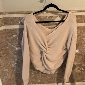 Blush sweater